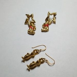 Vintage 1996 Pooh earrings